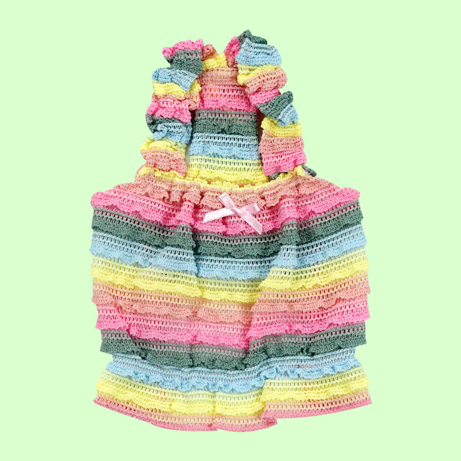 Candy Ruffle Top [Pastel Rainbow]